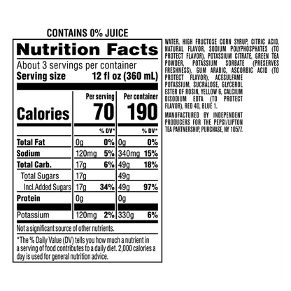 Brisk Blood Orange 1L Bottle