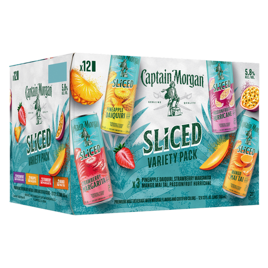 CAPTAIN MORGAN SLICED VP 12PKC (12PKC 12 OZ)