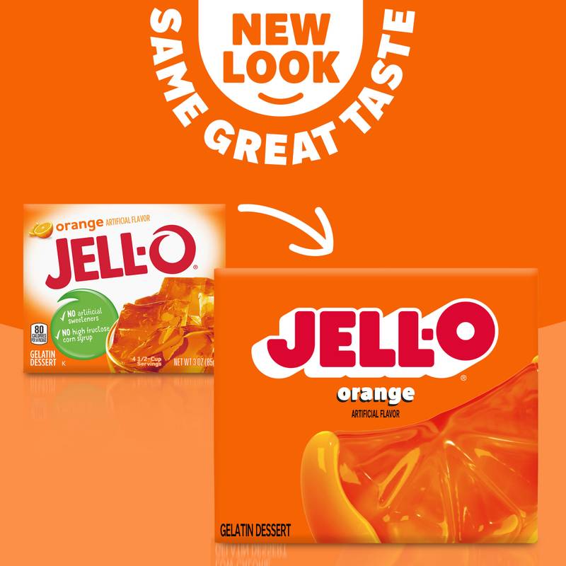 Jell-O Orange Gelatin, 3oz