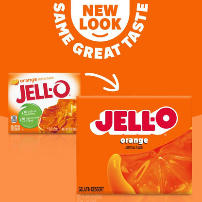 Jell-O Orange Gelatin, 3oz