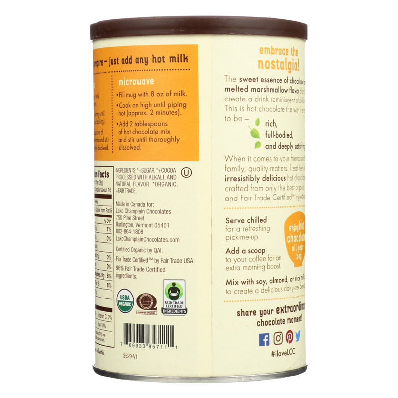 Lake Champlain Organic Marshmallow Hot Chocolate 16oz