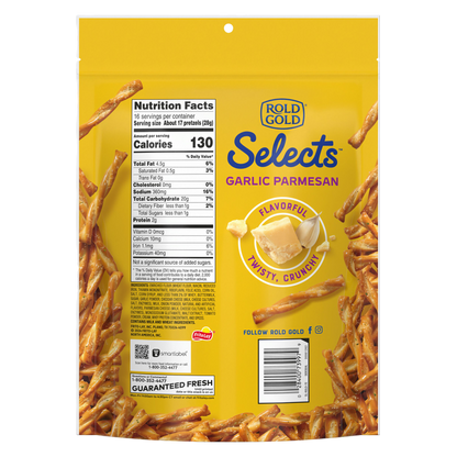 Rold Gold Selects Garlic Parm 16oz