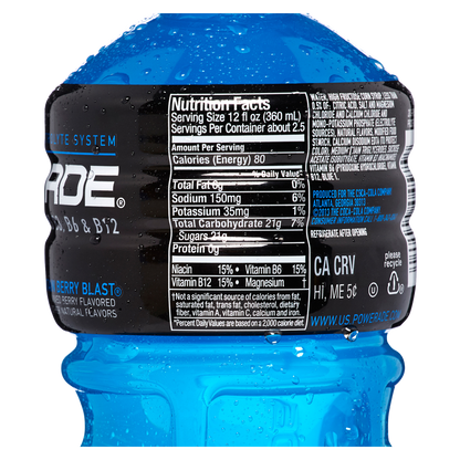 Powerade Mountain Berry Blast 32oz