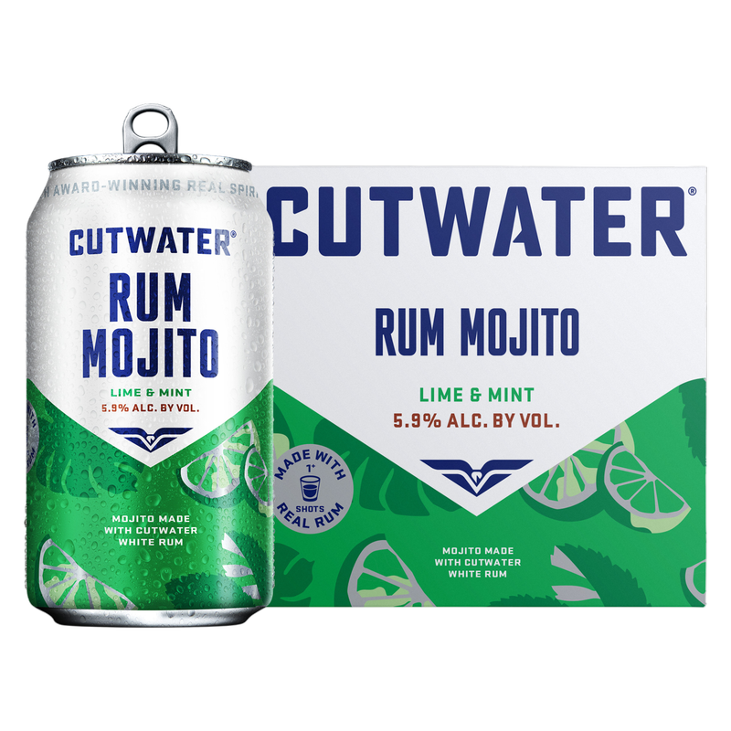 Cutwater Rum Mint Mojito 4pk 12oz 5.9% abv