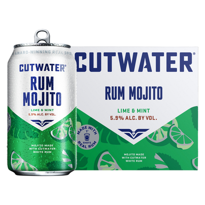 Cutwater Rum Mint Mojito 4pk 12oz 5.9% abv