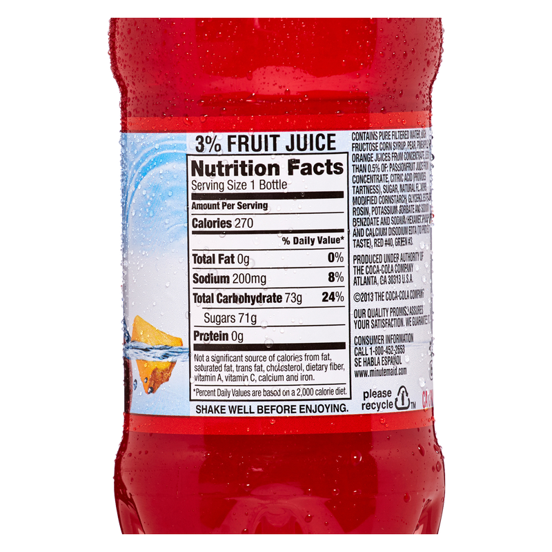 Minute Maid Fruit Punch Juice 20oz Btl