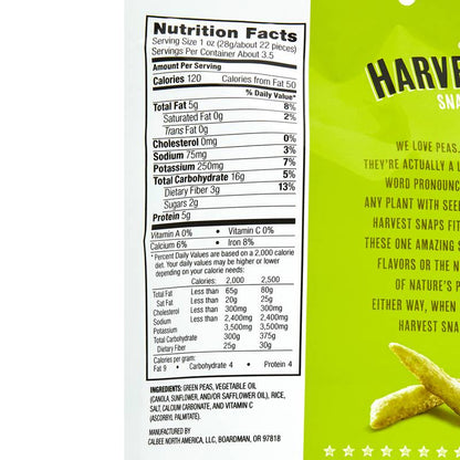 Harvest Snaps Lightly Salted Green Pea Crisps 3.3oz