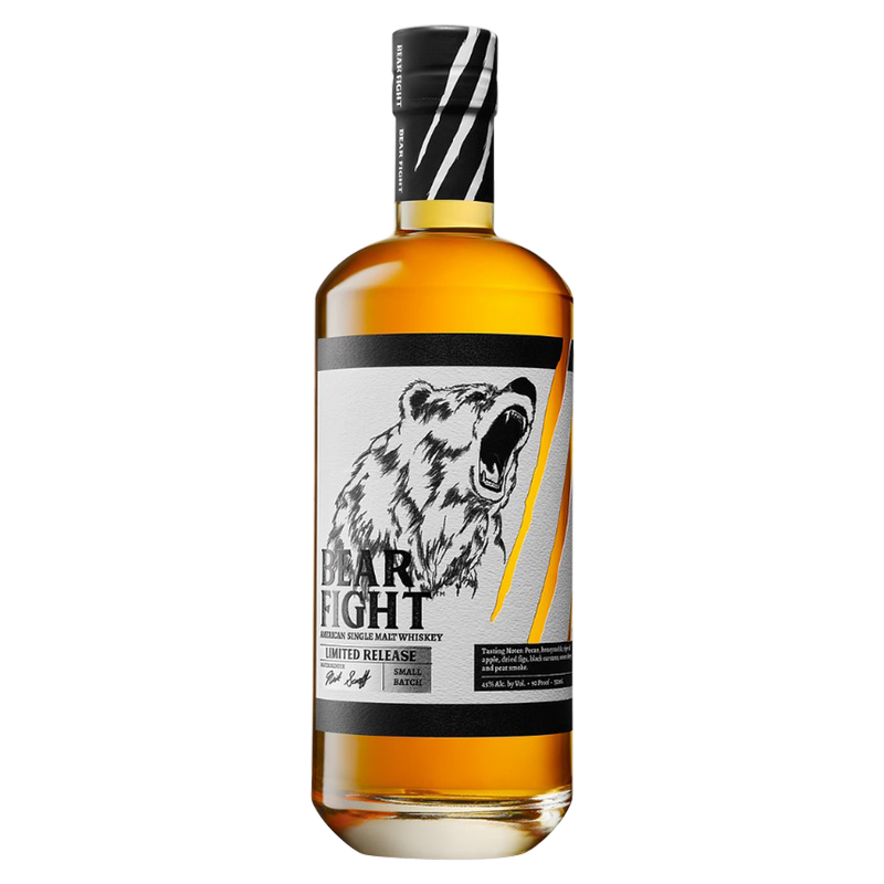 Bear Fight American Single Malt Whiskey 750ml (90 proof)