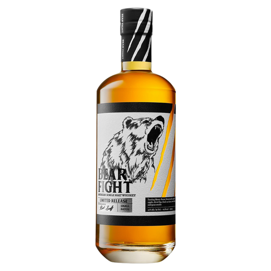 Bear Fight American Single Malt Whiskey 750ml (90 proof)