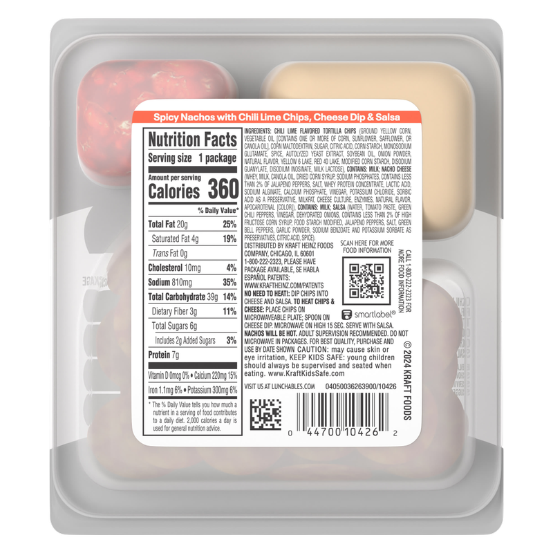 Lunchables Spicy Nachos - 4.4oz