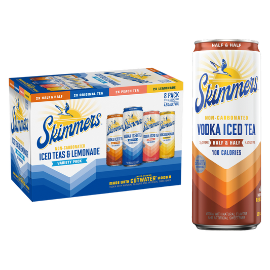 Skimmers Vodka Iced Tea Variety Pack 8pk 12oz Can 4.5% ABV