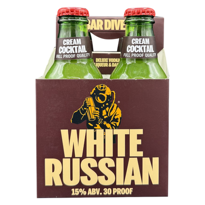 Bar Diver White Russian 4pk 200ml Bottle
