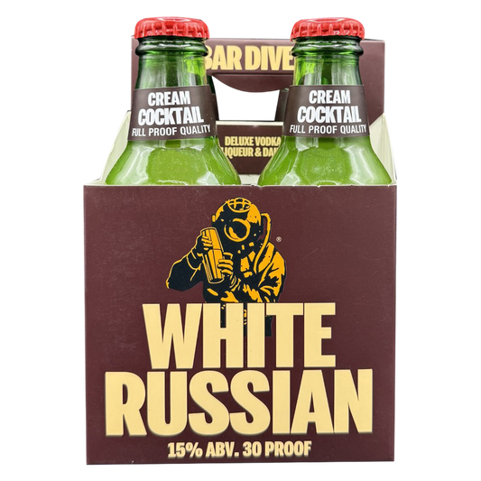 Bar Diver White Russian 4pk 200ml Bottle