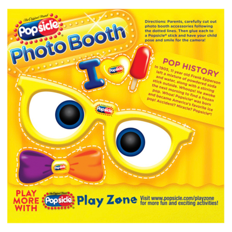 Popsicle Original Orange, Cherry, Grape Ice Pops 18ct