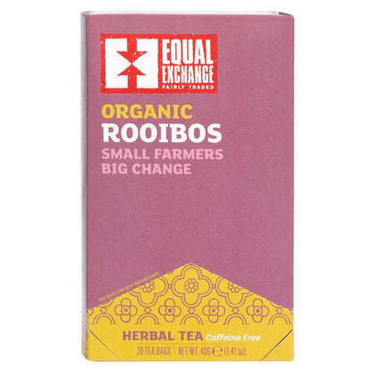 Equal Exchange Organic Rooibos Herbal Tea 20ct
