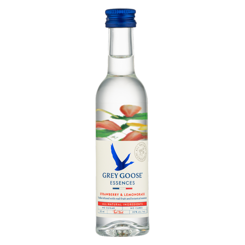 Grey Goose Essences Strawberry & Lemongrass Vodka 50ml (60 Proof)