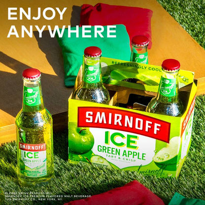 Smirnoff Ice Green Apple 6pk 11.2oz Btl 4.5% ABV
