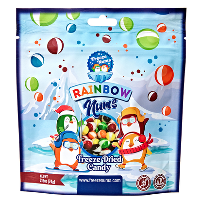 Rainbow Nums Freeze Dried Candy 2.6oz
