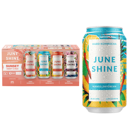 JuneShine Sunset Variety Pack 8pk 12oz Can 6% ABV