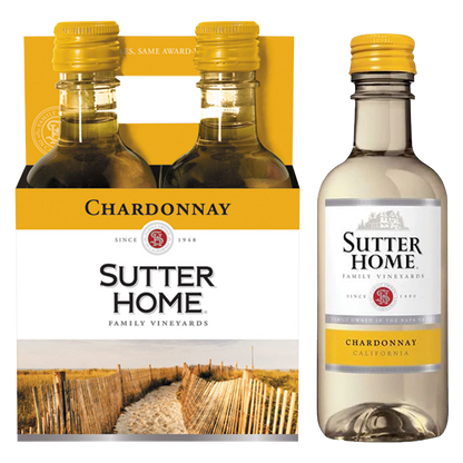 Sutter Home Chardonnay 4pk 187ml