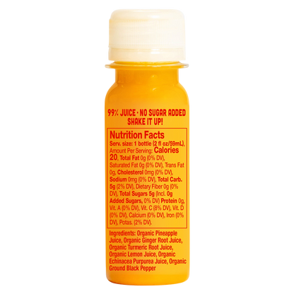 Vive Organic Immunity Boost Original Ginger & Turmeric Shot 2oz Btl