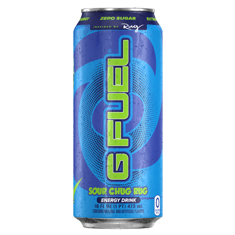 G Fuel Sour Blue Chug 16oz Can