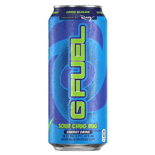 G Fuel Sour Blue Chug 16oz Can