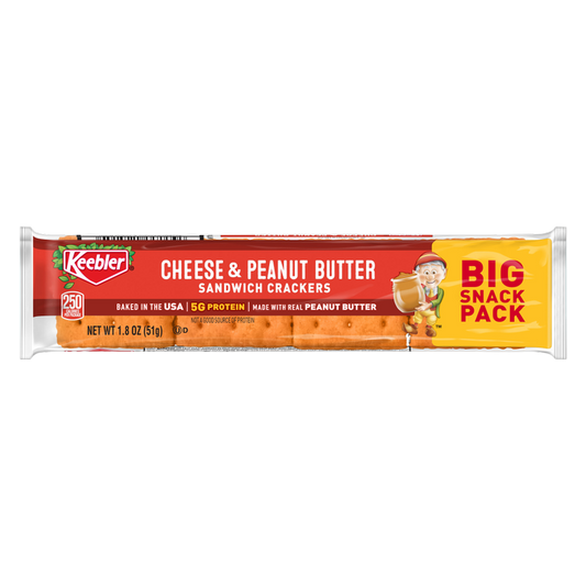 Keebler® Cheese Crackers with Peanut Butter, 1.8 oz