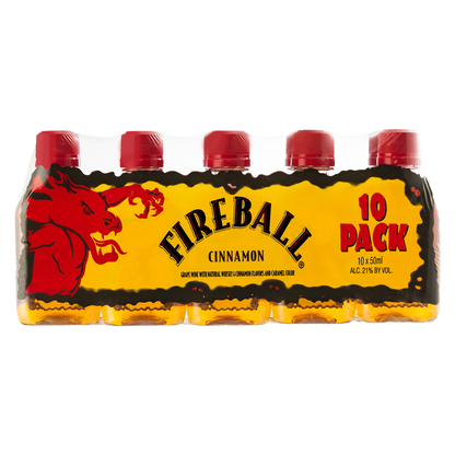 Fireball Cinnamon 10pk 50ml (33 Proof)