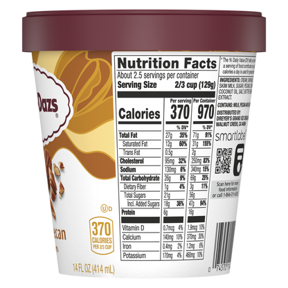 Haagen-Dazs Butter Pecan Ice Cream, 14oz.