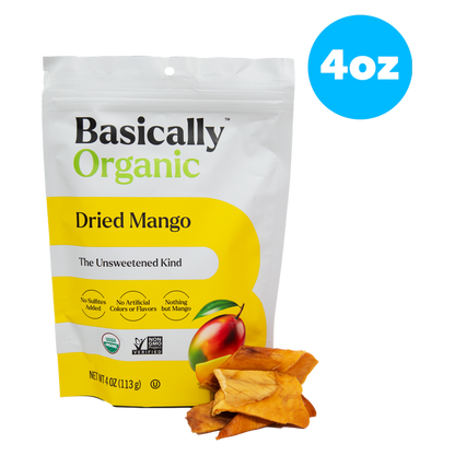Basically Organic Unsweetened Dried Mango