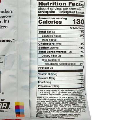 Combos Cracker Pepperoni Pizza 6.3oz