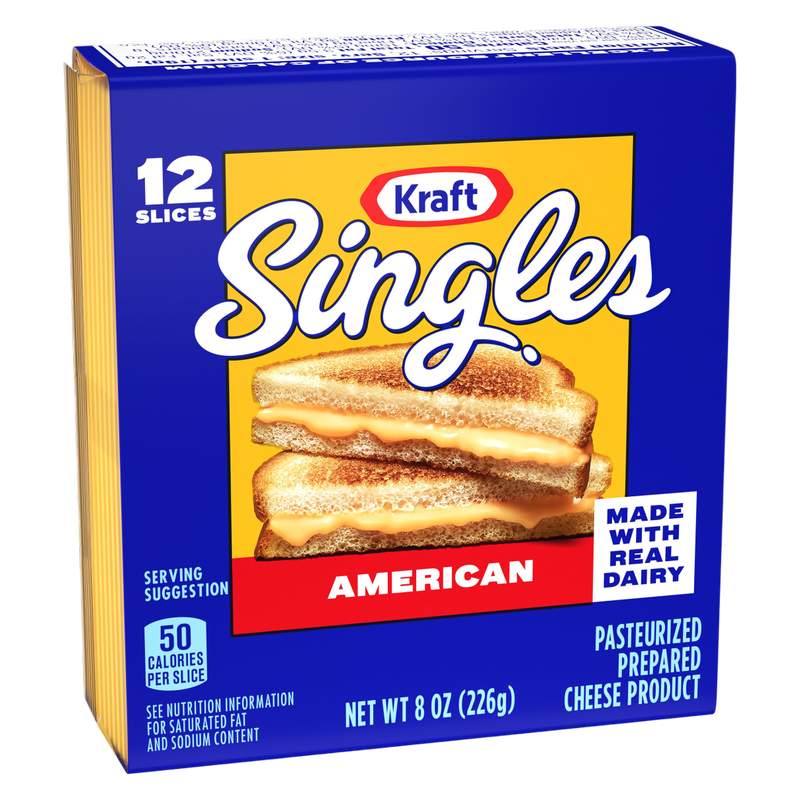 Kraft Singles American Cheese Slices - 12ct/8oz