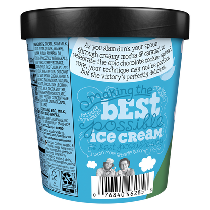 Ben & Jerry's Boom Chocolatta Cookie Core Ice Cream Pint