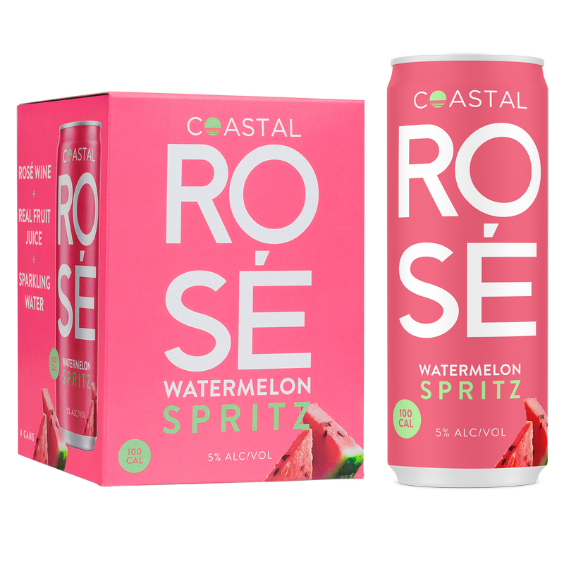 Coastal Spritz Rose Watermelon 4pk 12oz Can