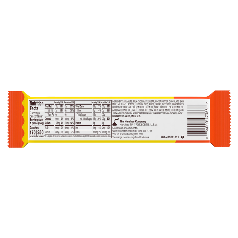 Reese's Peanut Butter Eggs King Size 2.4oz