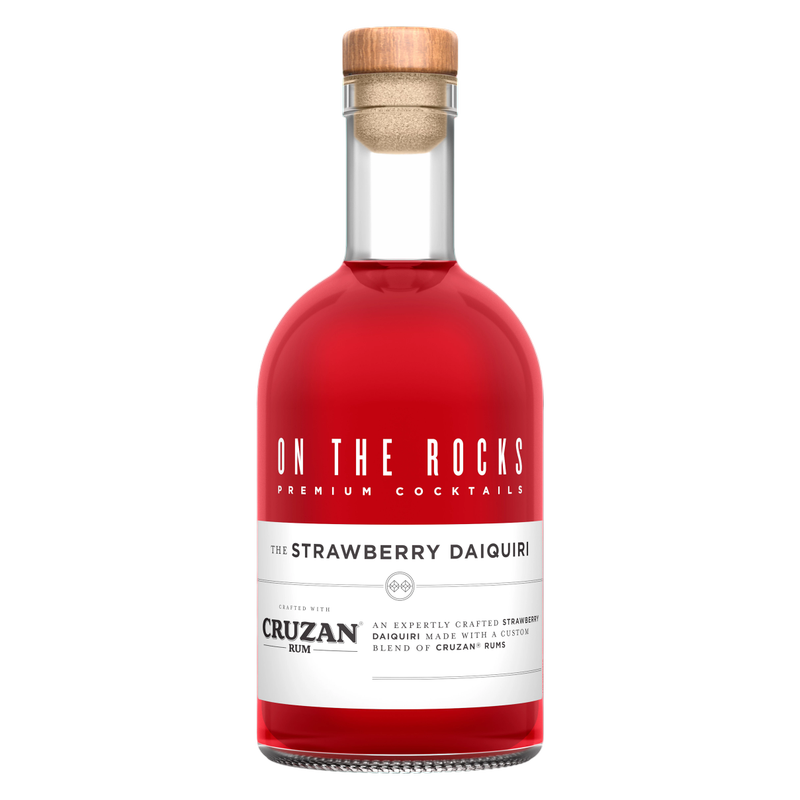 On The Rocks Cruzan Strawberry Daiquiri 375ml