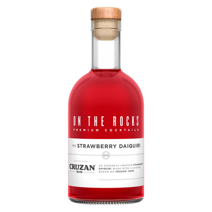 On The Rocks Cruzan Strawberry Daiquiri 375ml