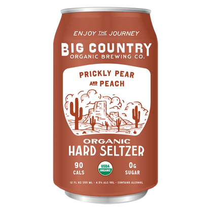Big Country Organic Brewing Co. Hard Seltzer Variety Pack 12pk 12oz Can 4.5% ABV