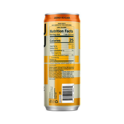 Machu Picchu Ocean Citrus Energy Organic Yerba Mate Zero Sugar 12oz Can