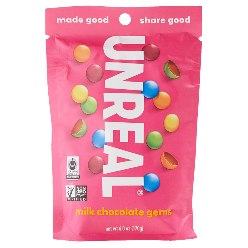 Unreal Milk Chocolate Gems 3.2oz
