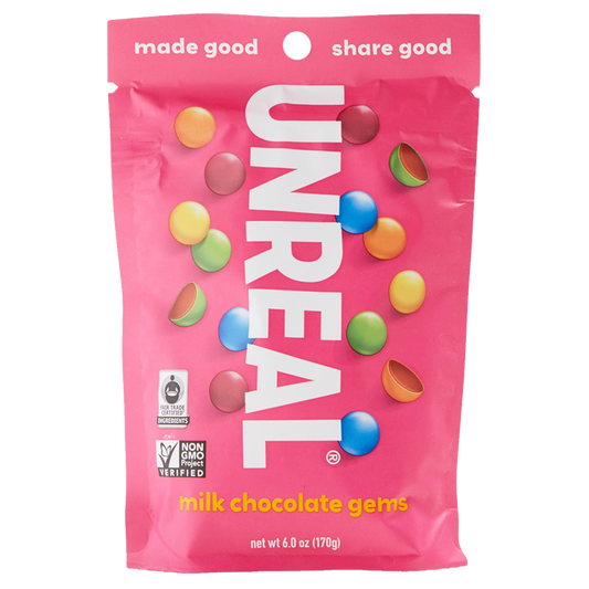 Unreal Milk Chocolate Gems 3.2oz