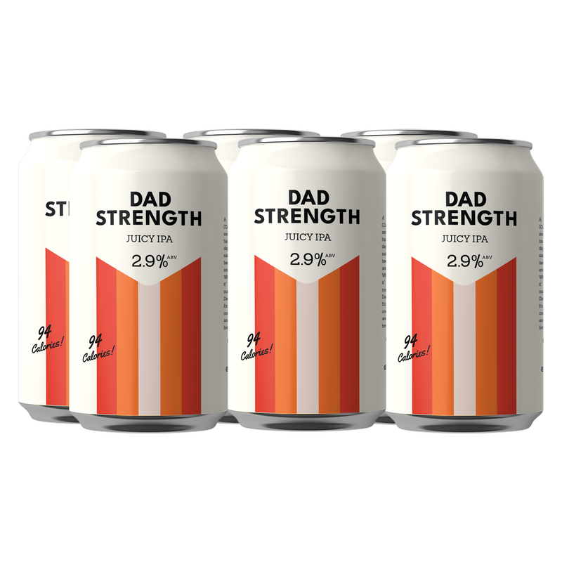 Dad Strength Juicy IPA 6pk 12oz Can 2.9% ABV