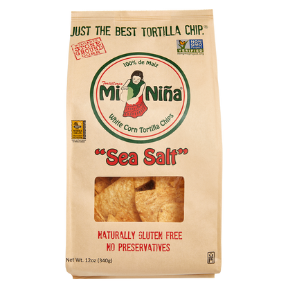 Mi Nina Tortilla Chips Sea Salt 12oz