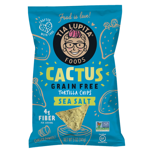 Tia Lupita Cactus Chips Sea Salt 5oz