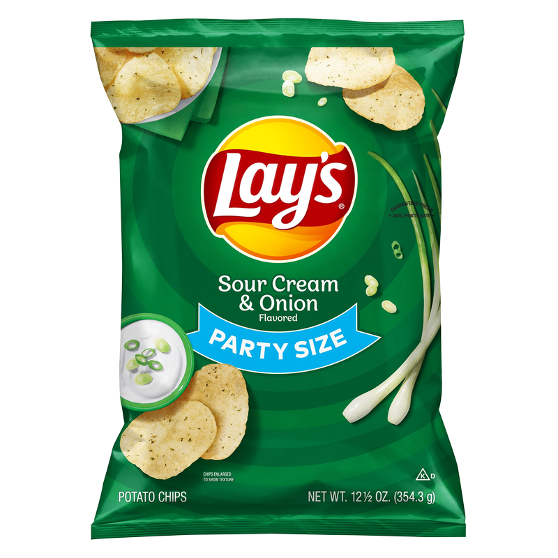 Lay's Sour Cream & Onion Potato Chips 12.5oz