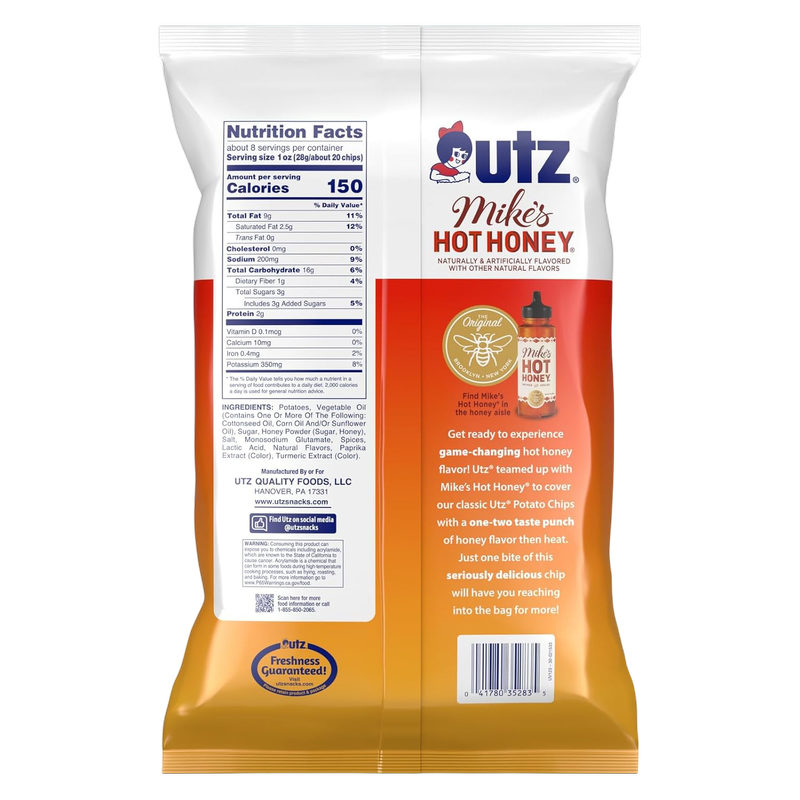 Utz Mike's Hot Honey, 7.75 oz