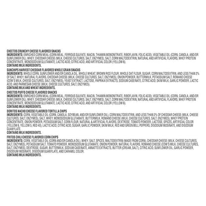 Frito Lay Snacks Cheesy Mix Variety 17.625 18ct