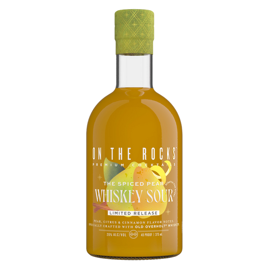 On the Rocks  Spiced Pear Whiskey Sour 375ml Bottle