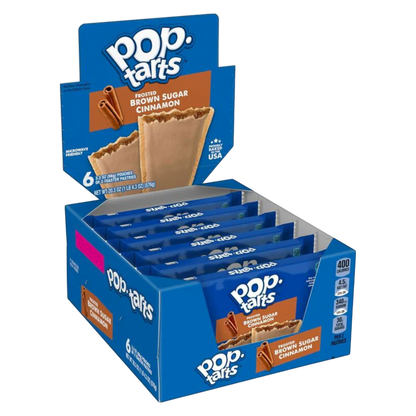 Pop-Tarts Frosted Brown Sugar Cinnamon Toaster Pastries 2ct case 6 CT